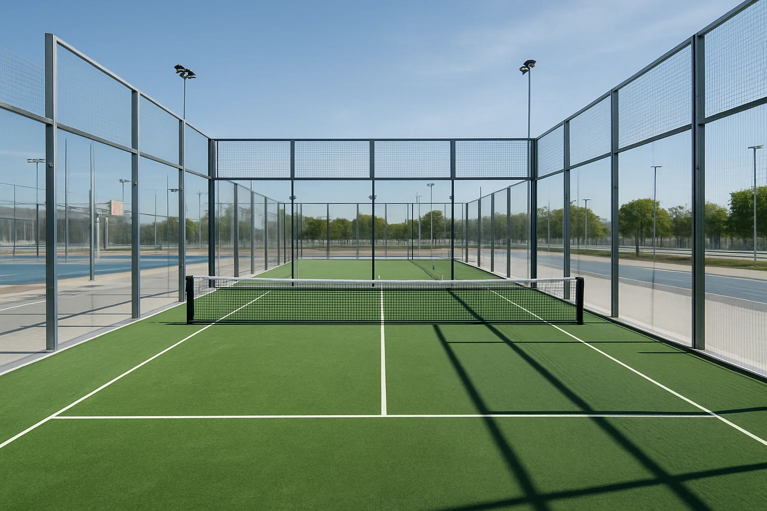 Padel Court Fencing Erection services in Dallas, TX